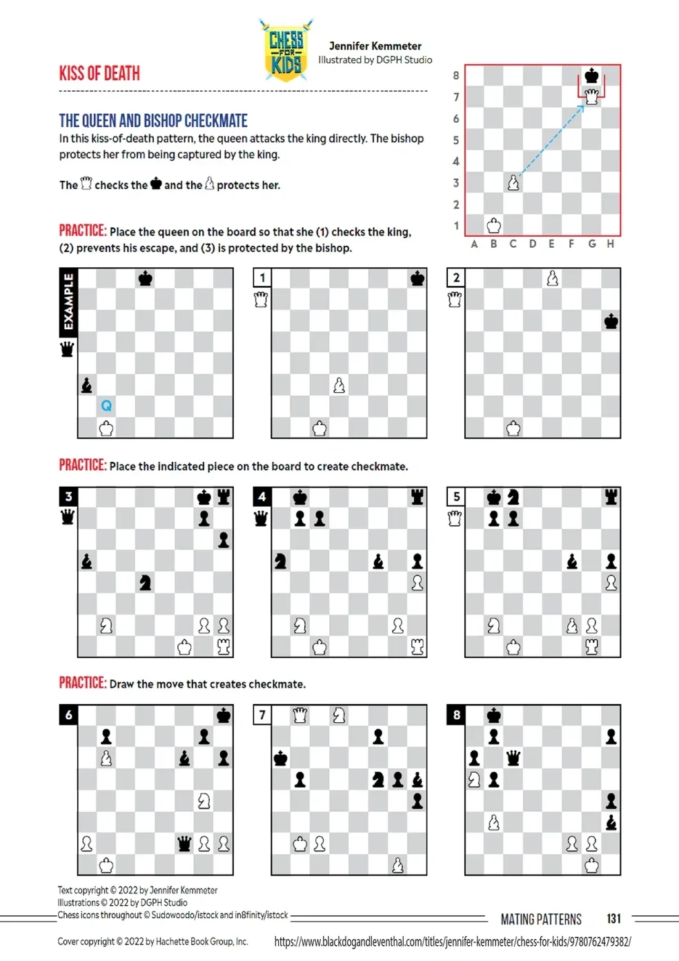 Chess for Kids — Kiss of Death mating patterns lesson